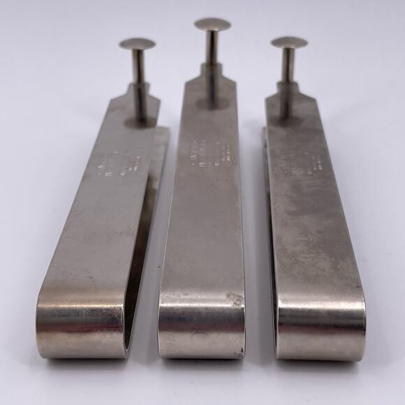 Set of 3 Vintage Metal ORCO 9" Tack It Pattern Markers Sewing Crafting Ohio USA - Picture 8 of 11